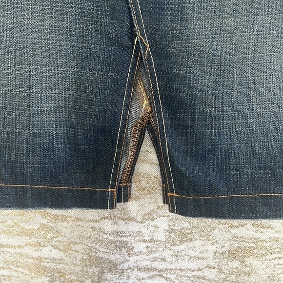 Old Navy Special Edition Women’s Dark Blue Denim Skirt Size 0 - Picture 6 of 14